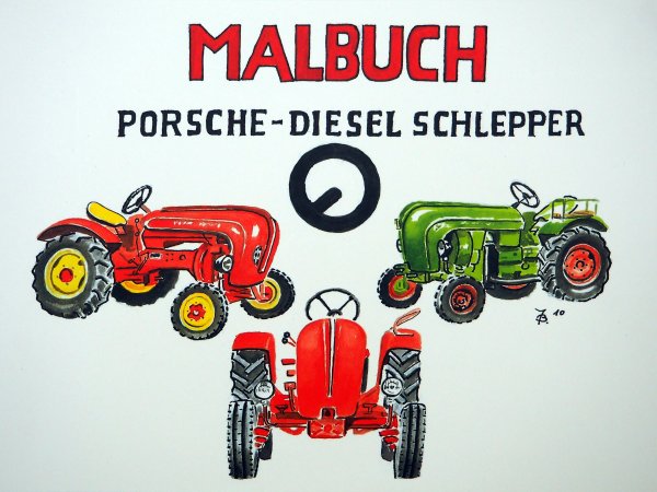 Malbuch Porsche-Diesel Schlepper