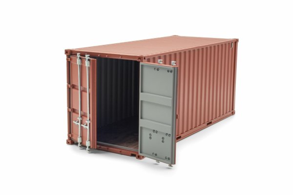 20 Fuß-Seefrachtcontainer – terracotta, 1:32