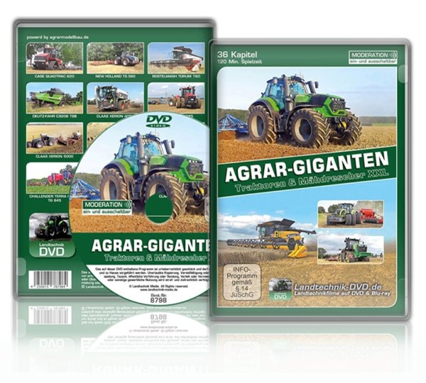 Agrar-Giganten – Traktoren & Mähdrescher XXL (DVD)