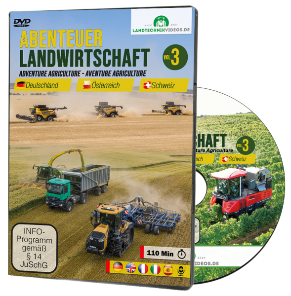 Abenteuer Landwirtschaft Vol. 3 – Deutschland, Österreich, Schweiz (DVD)