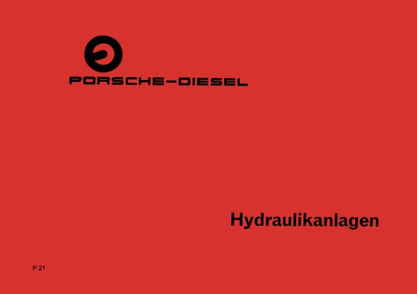 Porsche-Diesel – Hydraulikanlagen