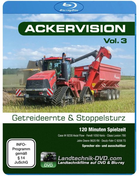 Ackervision Vol. 3 – Getreideernte & Stoppelsturz (Blu-ray)