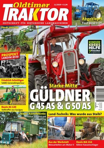 Oldtimer Traktor 11/2020 - Zeitschrift für historische Landmaschinen