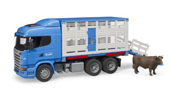 Scania R-Serie Tiertransport–LKW mit Rind