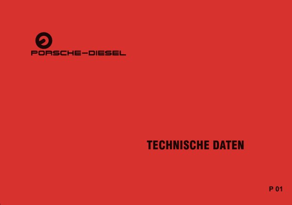 Porsche-Diesel – Technische Daten