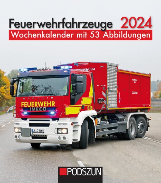 Feuerwehrfahrzeuge 2024 Wochenkalender
