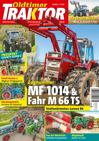 Oldtimer Traktor 8/2021 – Zeitschrift für historische Landmaschinen