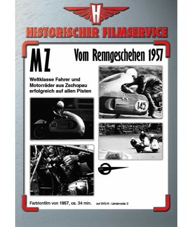 Vom Renngeschehen 1957 – MZ Motorräder aus Zschopau (DVD)