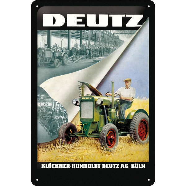 Blechschild Deutz – Klöckner-Humboldt (20x30 cm)
