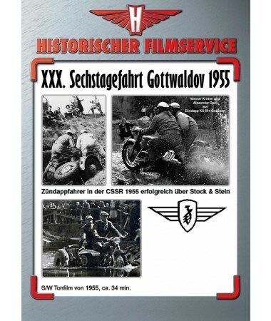 Zündapp Motorräder – 30. Sechstagefahrt in Gottwaldov 1955 (DVD)