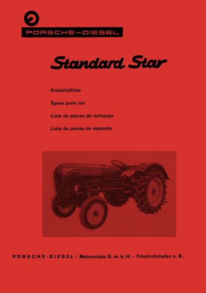 Porsche-Diesel – Ersatzteilliste für Standard Star 219
