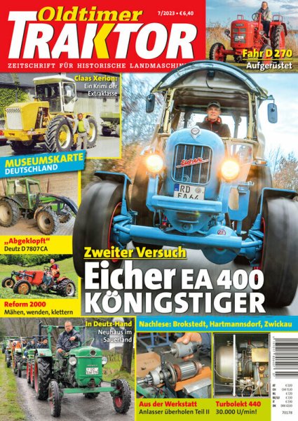 Oldtimer Traktor 7/2023 – Zeitschrift für historische Landmaschinen