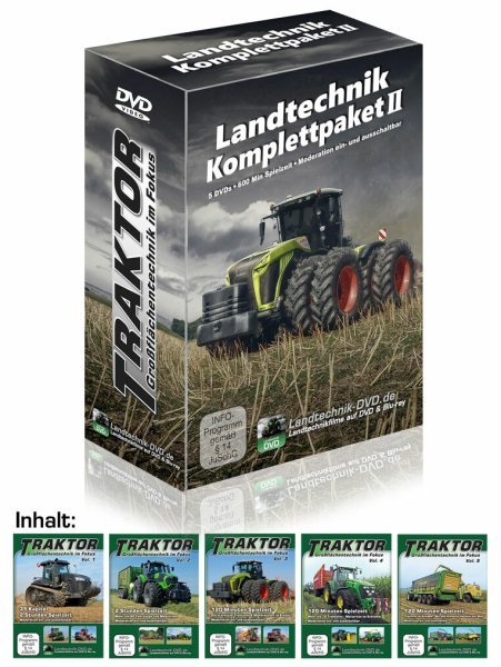 Landtechnik Komplettpaket II mit 5 Filmen (DVD-Sammelbox)