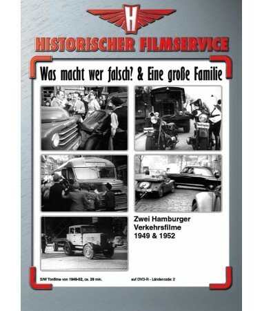 Was macht wer falsch? & Eine große Familie – Zwei Hamburger Verkehrsfilme 1949 &