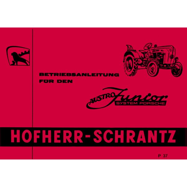 Bedienungsanleitung Hofherr-Schrantz Austro-Junior