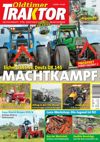 Oldtimer Traktor 1/2023 – Zeitschrift für historische Landmaschinen