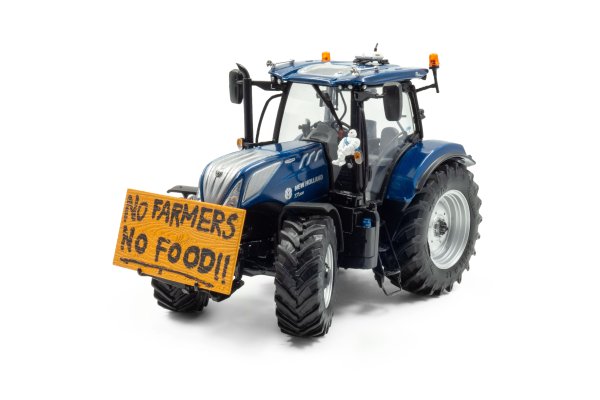New Holland T7.225 blue Power – Sonderedition "No farmers, no food!", 1:32
