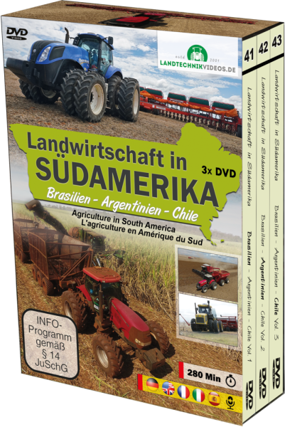 Landwirtschaft in Südamerika – Brasilien, Argentinien, Chile (DVD-Sammelbox)