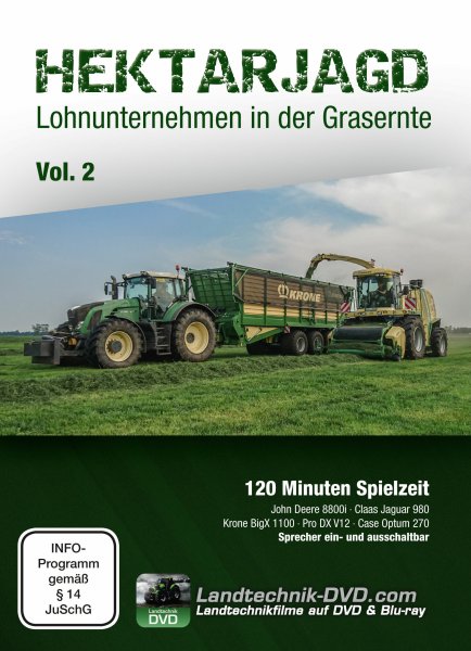 Hektarjagd Vol. 2 – Lohnunternehmen in der Grasernte (DVD)