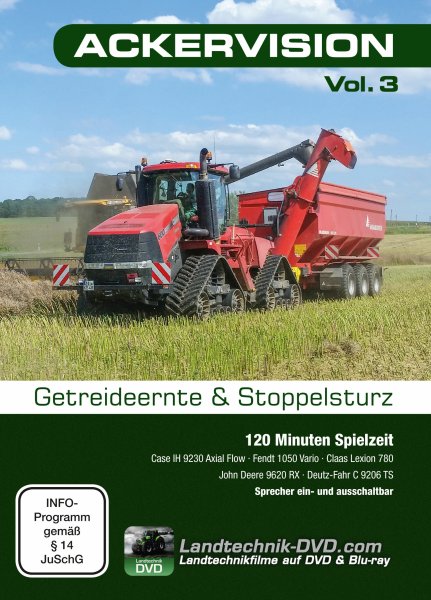 Ackervision Vol. 3 – Getreideernte & Stoppelsturz (DVD)
