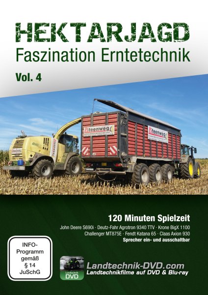 Hektarjagd Vol. 4 - Faszination Erntetechnik (DVD)